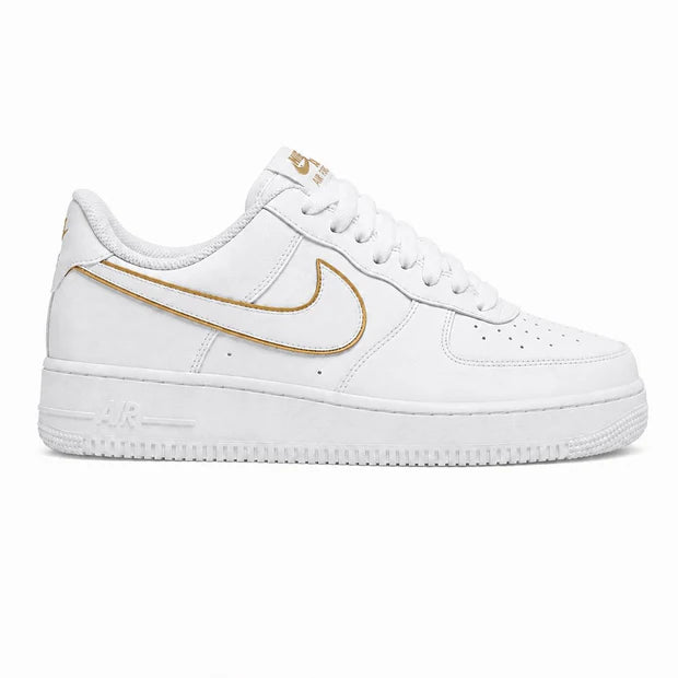 Nike Air Force - Branco/Dourado