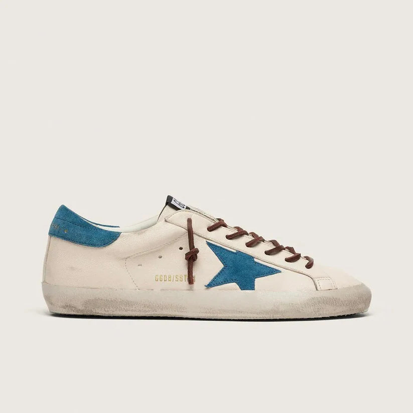 Golden Goose SuperStar - Branco Azul Bébé