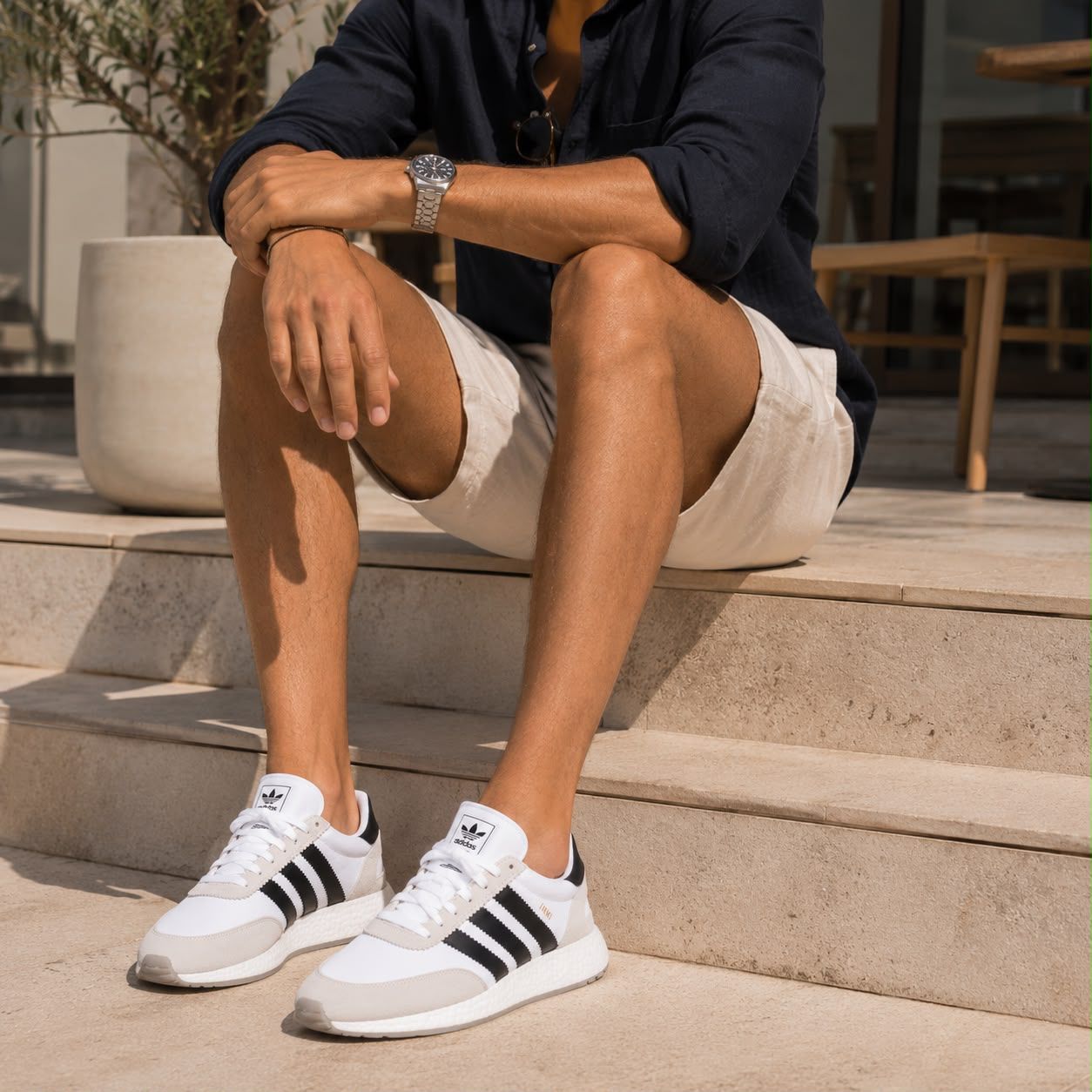 Adidas Iniki - Branco/Preto