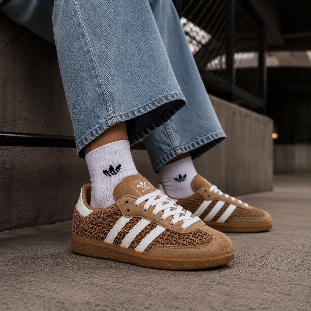 Adidas Samba - Castanho Crochet