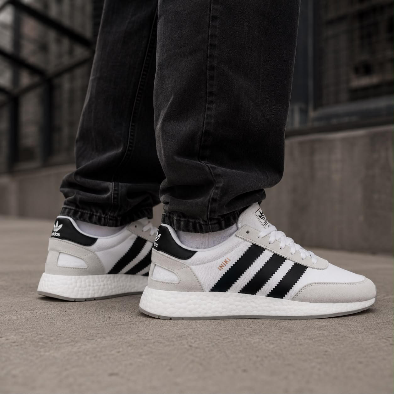 Adidas Iniki - Branco/Preto