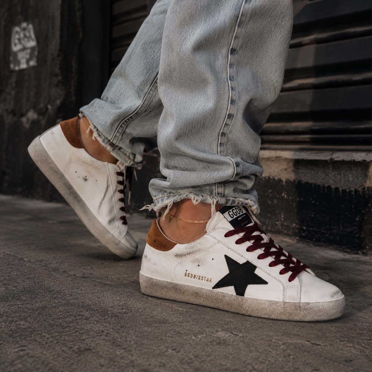 Golden Goose SuperStar - Branco/Castanho