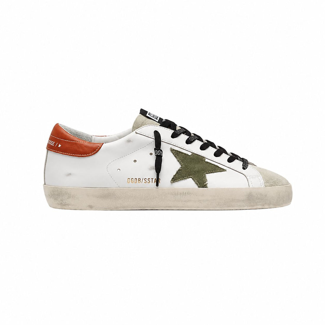 Golden Goose SuperStar - Branco Verde Olive
