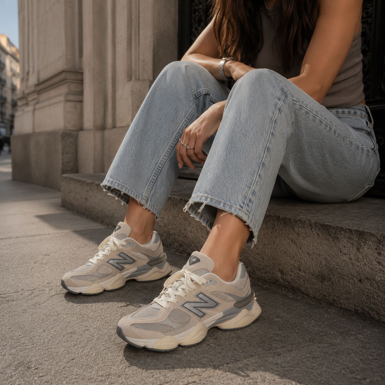 New Balance 9060 - Bege Cinza