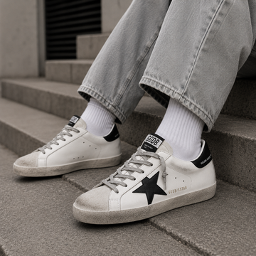 Golden Goose SuperStar - Branco/Preto